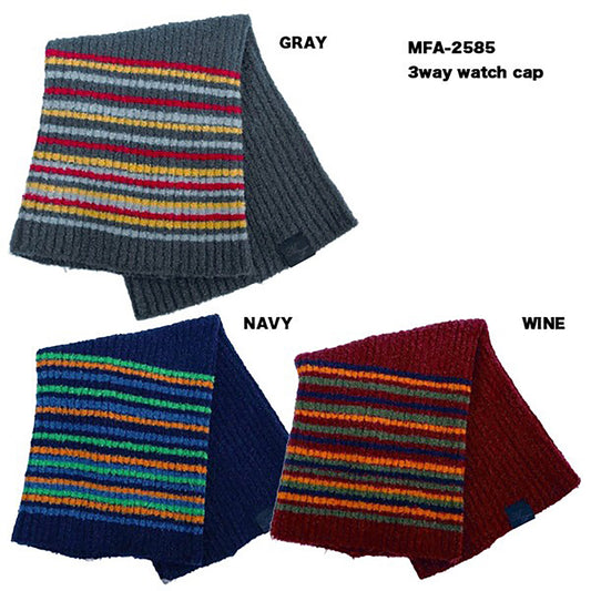 3WAYワッチキャップ　MFA2585